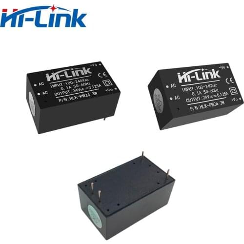 Free ship 10pcs*HLK-PM24 Hi-Link 24v dc power supply 3W Isolated module with CE/ROHS