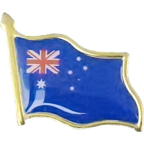 Australia Flag Zinc Alloy Brooches Enamel Pins Badge Lapel Brooch Pins Backpack/Hat/Tie/School Bag