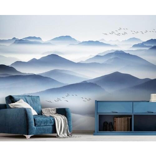 CJSIR Custom Modern Ink Landscape Photo Wallpaper Living Room TV Backdrop Wall Paper 3D Mural Luxury Home Decor Wall Papers