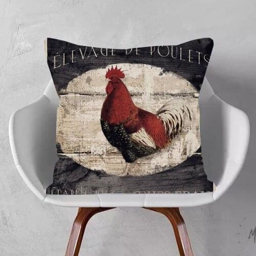 Farm Animal Pillowcase Cow Rabbit Pig Sofa Pillow Case Decoration Cushion Cover Decor 45X45cm