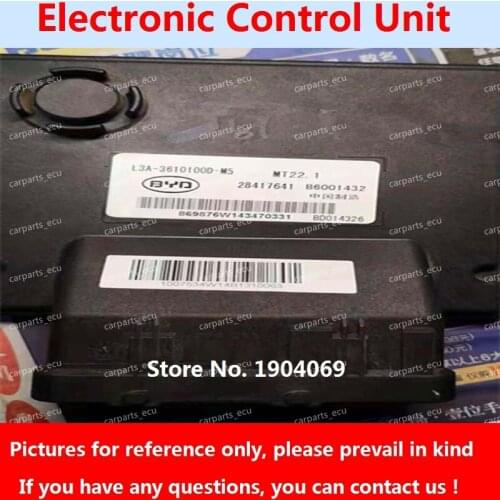 Engine Computer Board B6001432 L3A-3610100D-M5 BD014326 28417641 MT22 ECU B6002105 3A-36101000-T5 28306162 28560626 For BYD Car