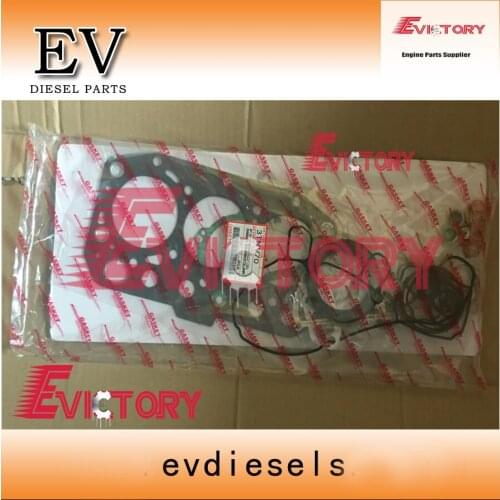 EV 3TNV70 3TNV70-XBV piston ring+full gasket+engine bearing for yanmar VIO17 excavator