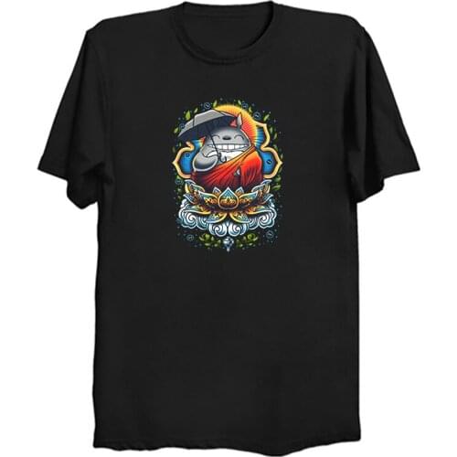Totoro Studio Ghibli Harajuku Kawaii T Shirt Men Ullzang Miyazaki Hayao Tshirt Funny Cartoon T-shirt