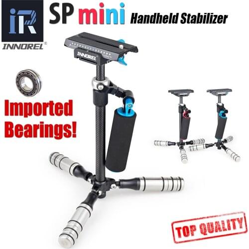 INNOREL SP Mini Carbon Fiber Handheld Steadicam DSLR SLR Camera Stabilizer Video Steadycam Camcorder Glidecam Filmmaking Gimbal