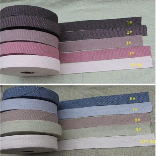 4cm Grid Cotton Bias Binding Tape, Sewing Accessories Trim Material Covered Dress-making Craft Textile Webbing 10 meter