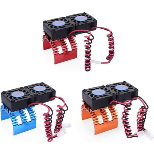 SURPASS HOBBY RC Motor Cooling Fan 36 Series Dual 2W Fan for HSP HPI Tamiya FS Kyosho TRAXXAS Yokomo WLtoys Motor Fan