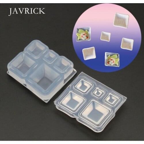 Mini Square Bowl Resin Mold Silicone Resin Casting Art Craft Tools DIY Accessories Jewelry Making Tool