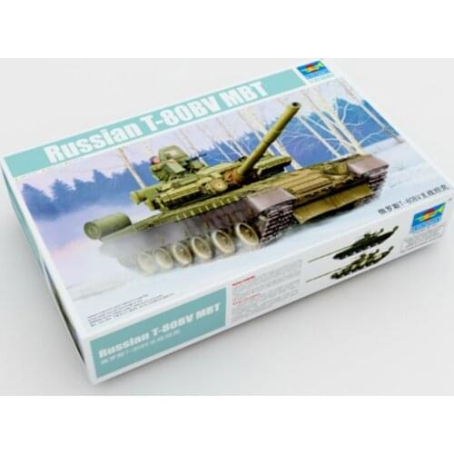 Trumpeter 05566 1/35 Russian T-80BV MBT Main Battle Tank Model Military Kit TH05700-SMT6
