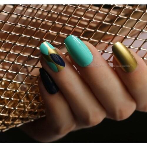 Many shiny Green Ballerina Fake nail coffin nail tips Designs matte Black Flash gradient False nails Burgundy gradient red