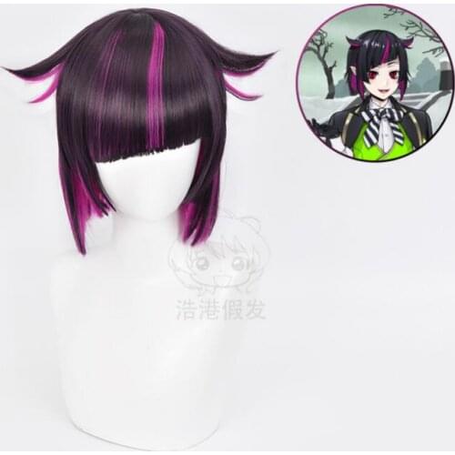 35cm Short Wig Cosplay Anime Twisted Wonderland Lilia Vanrouge Costume Heat Resistant Synthetic Hair Men Women Wigs