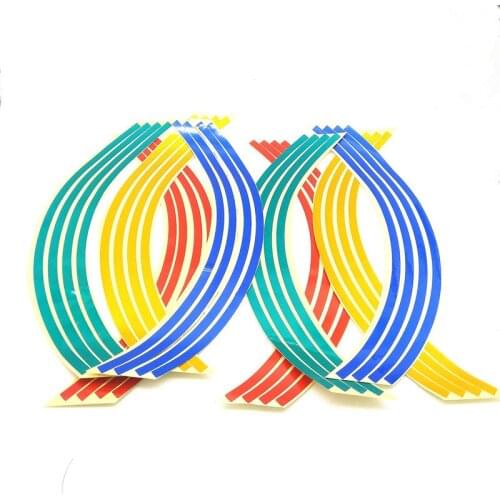 Strip Motorcycle Accessories Wheel Sticker Reflective Decal Tape for BMW Honda Yamaha KTM SUZUKI Ducati Kawasaki