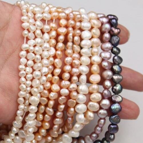 Natural Freeform Freshwater Pearl Baroque Pearl Beads For Jewelry Making 15" Strand DIY Accessorries Jewelry Bead For Bracelet