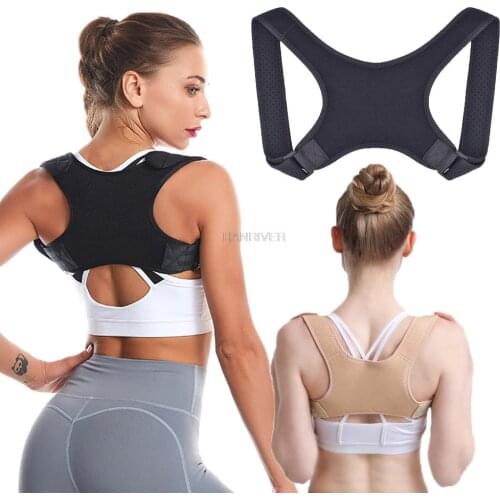 Adjustable posture corrector protects spine pain relieves correction belt back shoulder support prevents hunchback