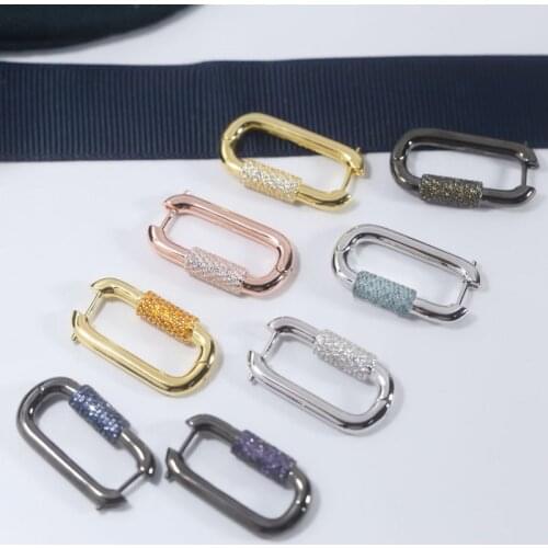 SLJELY Fashion Pure 925 Sterling Silver Single Chain Link Earring Micro Zirconia 1pc for Women Luxury Brand High Quality Jewelry