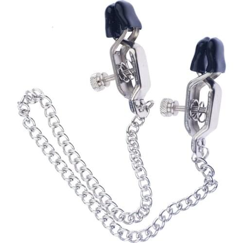 Metal Nipple Clamps Adult Games BDSM Bondage Breast Stimulator Clip Erotic Sex Toys For Woman Men Couples Fetish Nipple Clamp