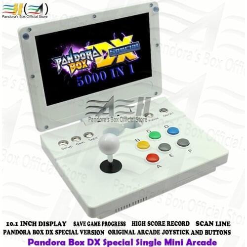 2021 Pandora Box DX 3000 in 1 clamshell mini arcade Retro Portable game Console save game progress High score record 3D tekken