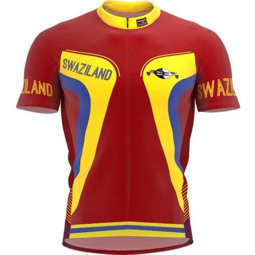 2021Swaziland More Style Summer Cycling Jersey Team Men Bike Road Mountain Race Tops Riding Bicycle Wear Bike clothing Quick Dry