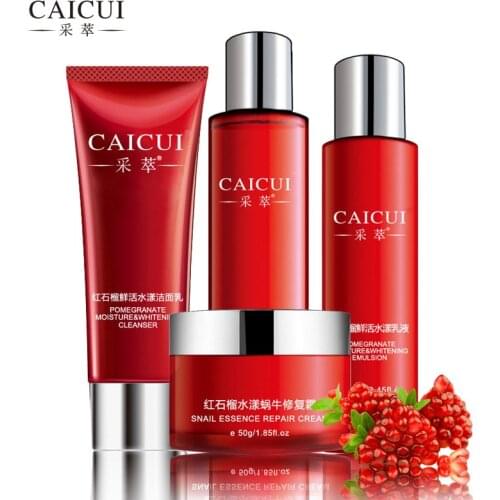 4Pcs/Set Brand Nourishing Freckles Removal Dark Day Cream Set Face Cream Whitening Moisturizing Anti-Aging Radiance Skin Repair
