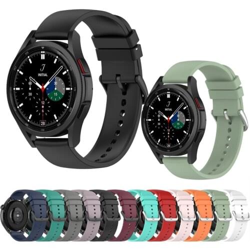 20mm 22mm Wristband Bracelet For Samsung Galaxy Watch 4 40mm 44mm Sport Strap For Galaxy Watch 4 Classic 42mm 46mm Watchbands