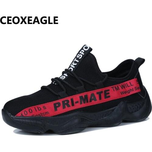 CEOXEAGLE Brand 2018 Breathable Mesh Soft Walking mesh lace up flats shoes Fashion Sneakers Lace Up High Leisure Footwears