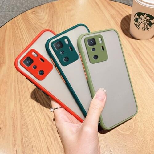 For Cover Xiaomi Poco X3 GT Case For Poco X3 GT X3 Capas Back Bumper Shockproof Matte Translucent Cover For Poco F3 X3 GT Fundas