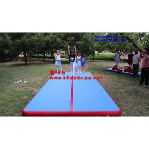 Cheap free door shipping DWF inflatable air track for sale, inflatable air tumble track, inflatable air mat for gymnastics