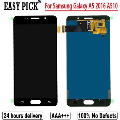 For Samsung Galaxy A5 2016 A510 A510F A510M A5108 A510L A510Y A510F/DS LCD Display Touch Screen Digitizer Assembly Free Tools