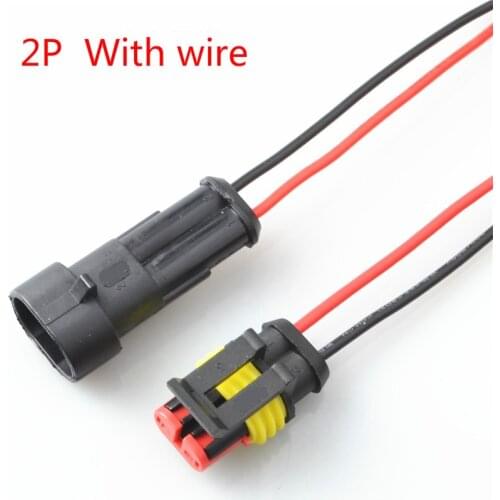 New 10pcs 5 Pairs Waterproof Male Female Electrical Connectors Spina 2-Spill Mode With Wire For Motor Marine scooter