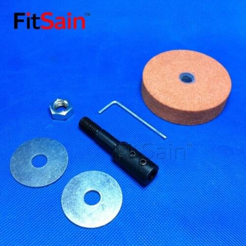 FitSain-table sanding machine hole 8/10/12/14mm grinding wheel rod grinding wheel shaft connecting rod red grinding wheel