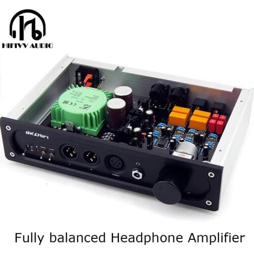 HIFI ultimate headphone amplifier of Full XLR Output Input and Low Distortion Ear Amplifier class A Headset 6.35mm socket