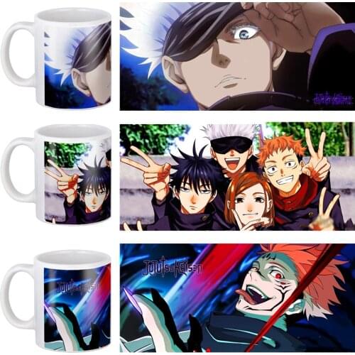 Jujutsu Kaisen Coffee Mug 11oz Ceramic Creative Milk Cup Travel Tea Mug and Cup Birthday GIft for Your Friends