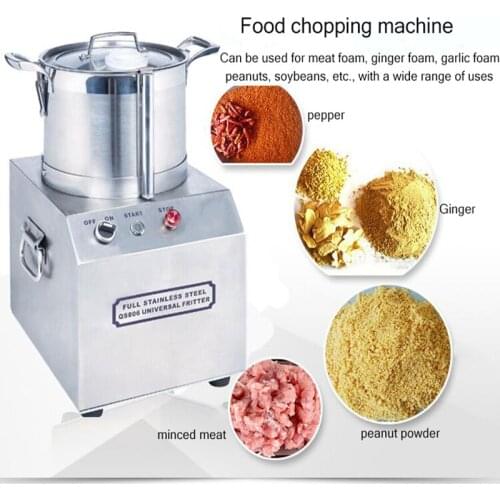 Commercial Meat Grinder Mixer With Bowl Electric Stainless Steel Food Chopper Vegetable Cutter Food Broken Cutting Machine