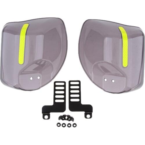 Motorcycle Hand Guards Handlebar Handguard Handle Protector Bike Wind Guard w/ Reflective Stripe For Scooter Dirt Bike