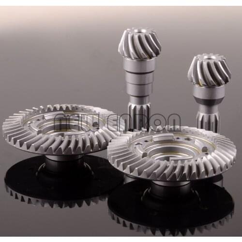 7777X 7778X 1Set Front or Rear Steel Spiral Cut Differential Ring Pinion Gear For RC Car 1/5 Traxxas X-Maxx 6S 8S 77086-4 77076