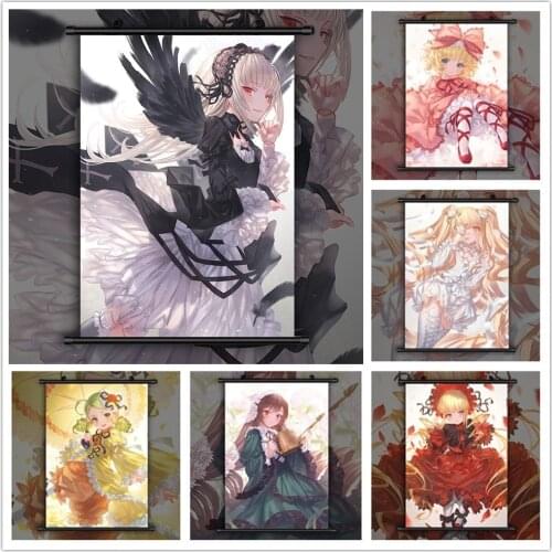 Rozen Maiden Suigintou HD Print Wall Poster Scroll