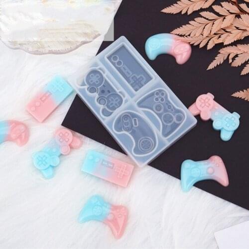 3D DIY Crystal Epoxy Resin Mold Game Console Handle Silicone Mold Game Key Chain Pendant keychain Jewelry Tools Decoration