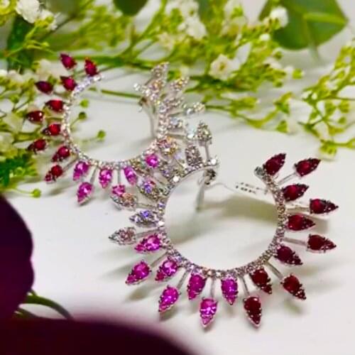 Cute Fashion Stud Earrings Professional women Essential jewelry Important occasion Women Wedding Anniversary Jewelry