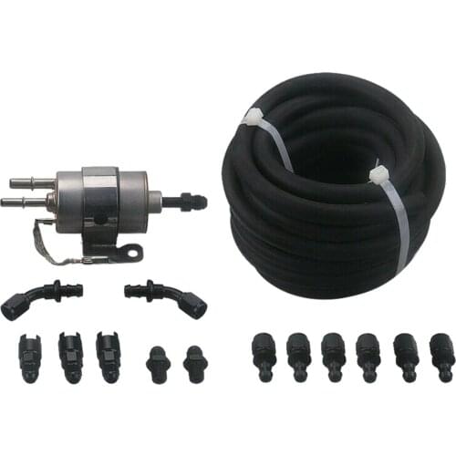 Fuel Injection Line Push Lock Swivel Fitting Pressure Regulator Kit fits for LS, Simple Installation, High quality