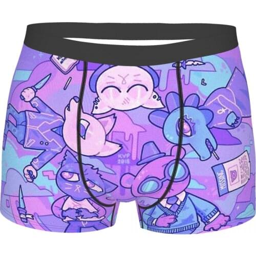 Cute Night In The Woods Mae Possum Springs Game Underpants Cotton Panties Man Underwear Comfortable Shorts Boxer Briefs