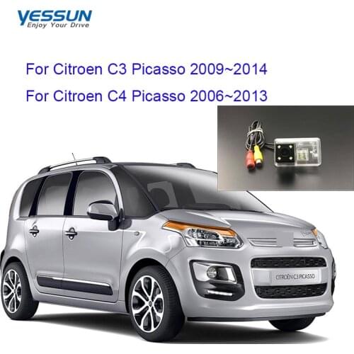 Yessun rear view camera For Citroen C3 C4 Picasso 2009 2010 2011 2012 2013 2014 backup camera/license plate camera or bracket