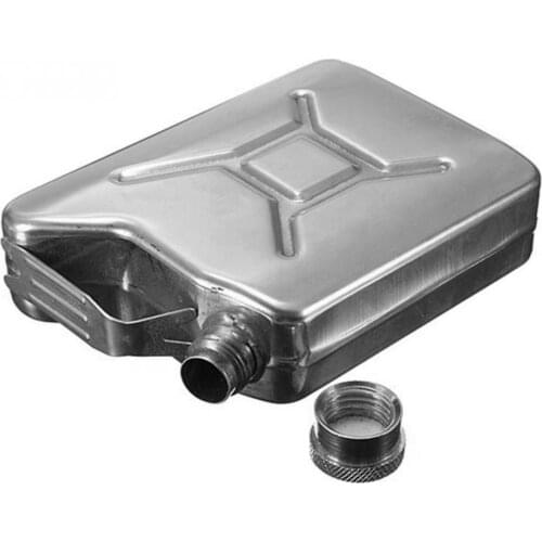 Hot 5 oz Jerrycan Oil Jerry Can Liquor Hip Flask Creative Wine Pot Stainless Steel Jerrican Fuel Petrol Gasoline Can 2021