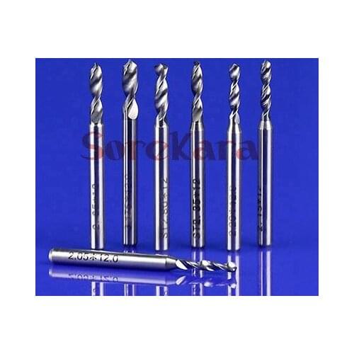 2.8mm Carbide Drill Bits Micro Engraving CNC PCB Endmill Power Tools For Aluminum Wood Acrylic Plastic