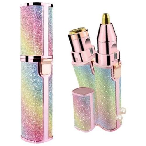 2 in 1 Electric Eyebrow Trimmer Makeup Painless Eye Brow Epilator Shaver Razors Portable Facial Hair Remover Lady depilator