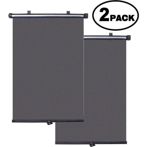 45X40CM Car Sun Shade Side Window Cover Automatic Roller Car Telescopic Retractable Block Automotive Sun Insulation Sunshade