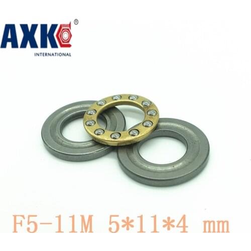 Axk 5*11*4 Mm 10pcs Free Shipping Axial Ball Thrust Bearings F5-11m 2021 Rushed Time-limited Rodamientos Plane Bearing Abec5