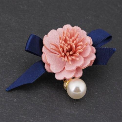Design Cloth Flower Brooch For Women Girls Dress Scarf Badges Pin Plant Brooches Wedding Jewelry Party Birthday Gifts