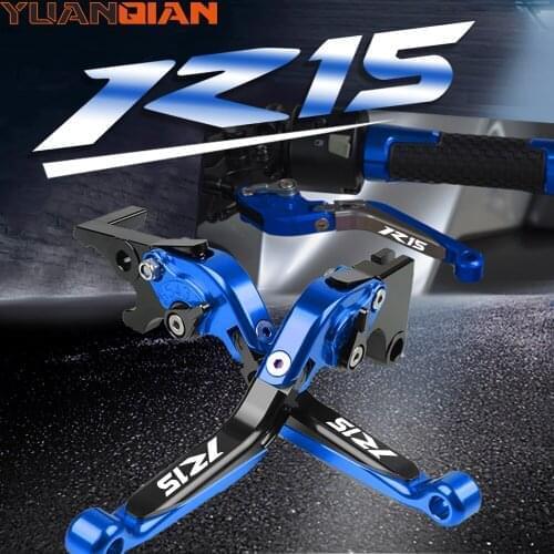 For YAMAHA YZF R15 V3 2008-2016 2015 2014 2013 2012 2011 2010 2009 Motorcycle Folding Adjustable CNC Brake Clutch Levers YZFR15