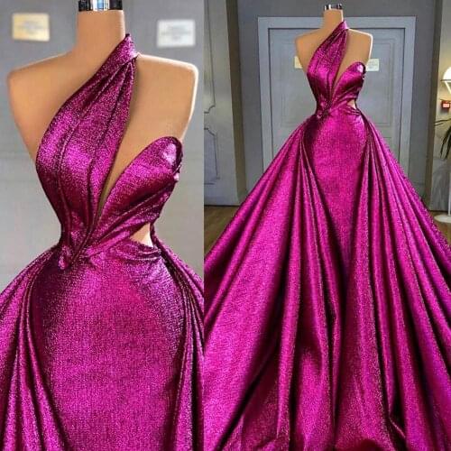 Elegant Satin Prom Dresses Shape Women Formal Gown Event Sexy Pageant Dresses See Through Puffy Evening Dresses