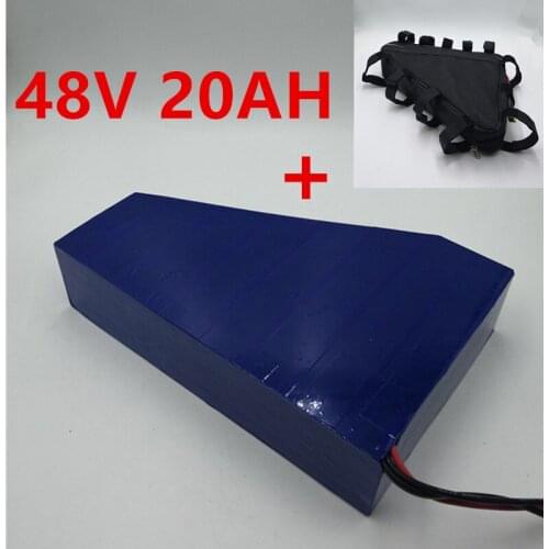 48V 13Ah 15Ah 18Ah 20Ah 25Ah Li-ion Battery Pack Electric Bike Battery 15A 20A 30A 40A 50A BMS with bag