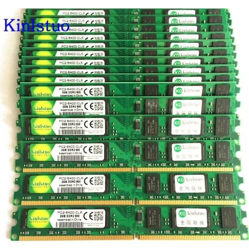 RAMs Kinlstuo DDR2-memoria ram de escritorio, 2GB, 800MHz/ 667MHz, 6400/ 5300 ddr2, 2gb, compatible con 240 pines